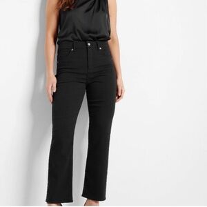 EXPRESS STRAIGHT ANKLE HIGH RISE JEANS